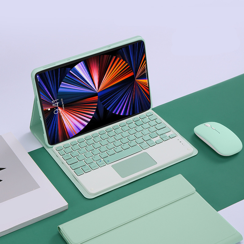 Suitable for Lenovo P11 Plus Touch Keyboard Protective Cover M11 Tablet Case Bluetooth Keyboard J706 11.5 Leather Case