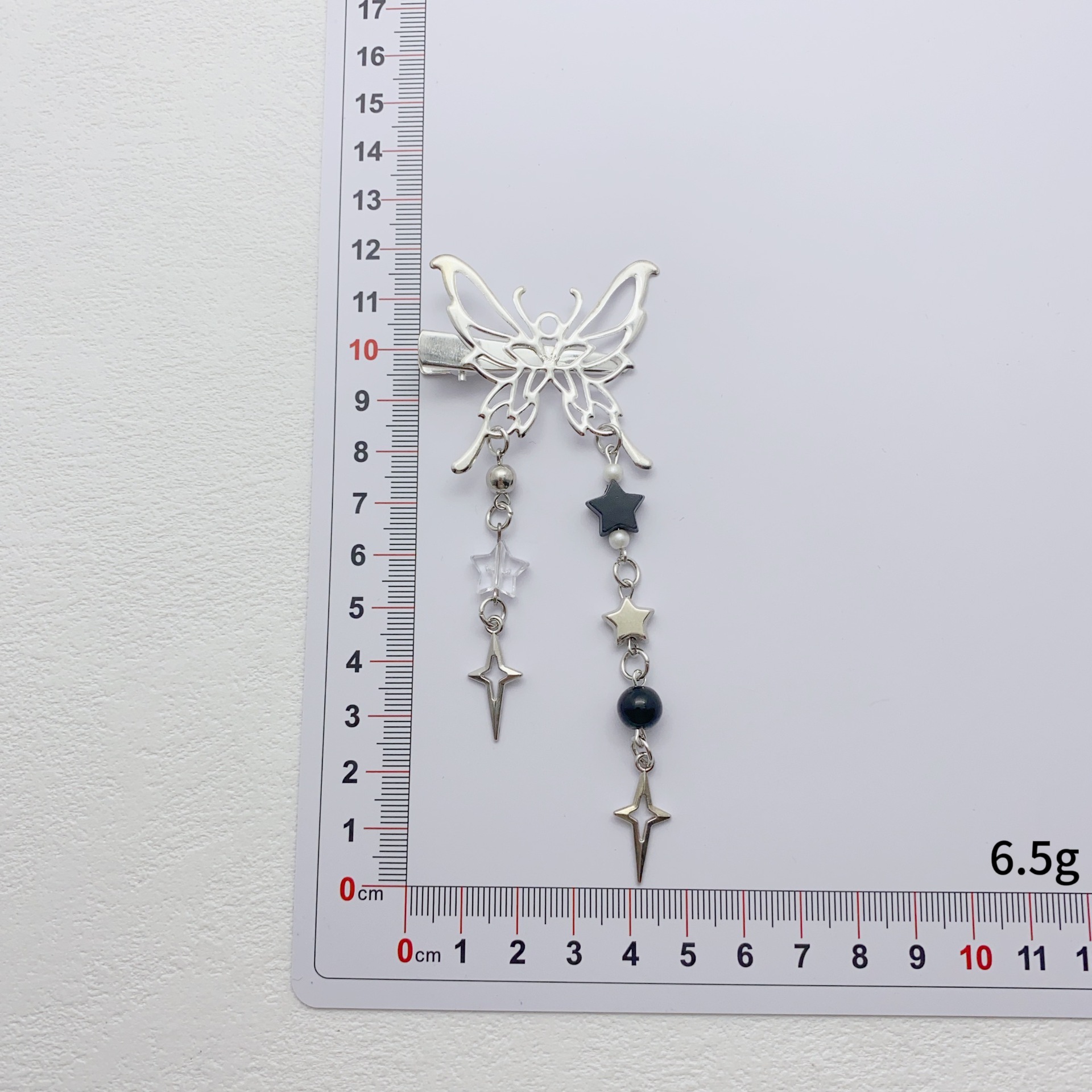 15g Weight IG Style Lady Women's Butterfly Alloy Charm Hair Clips