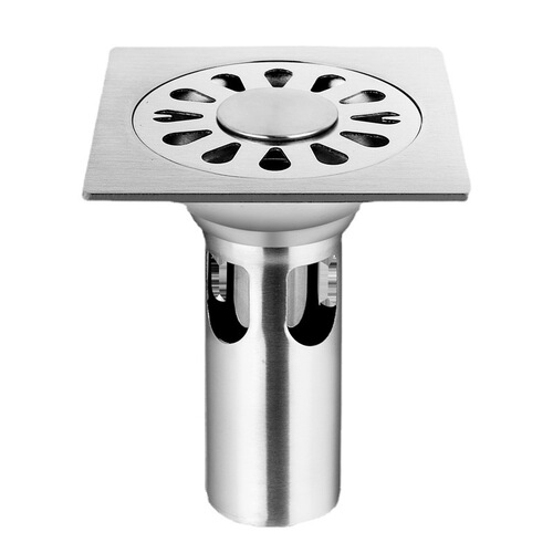 Stainless steel floor drain, toilet, shower room, washing machine, sewer, balcony dual-purpose deodorant floor drain 10 12 15CM