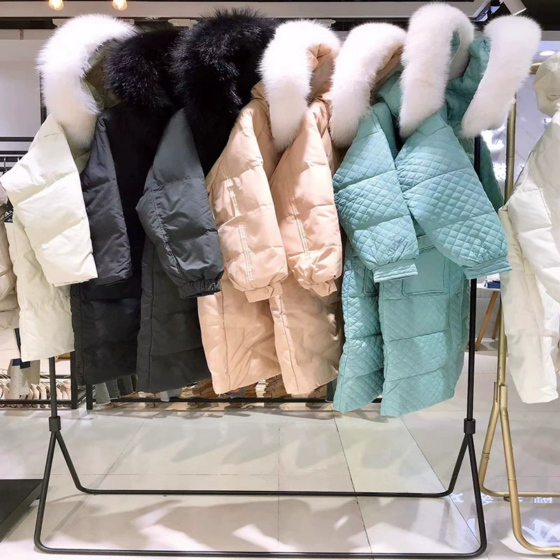 Moshege 25 зимний элитный женский пуховик с воротником из меха арктической лисы, на основе белого утиного пуха, оптовая продажа от бренда.