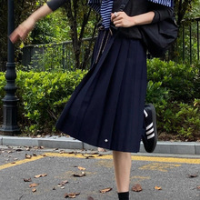 四季可穿 腔调小众 羊毛混纺百褶半身裙中裙