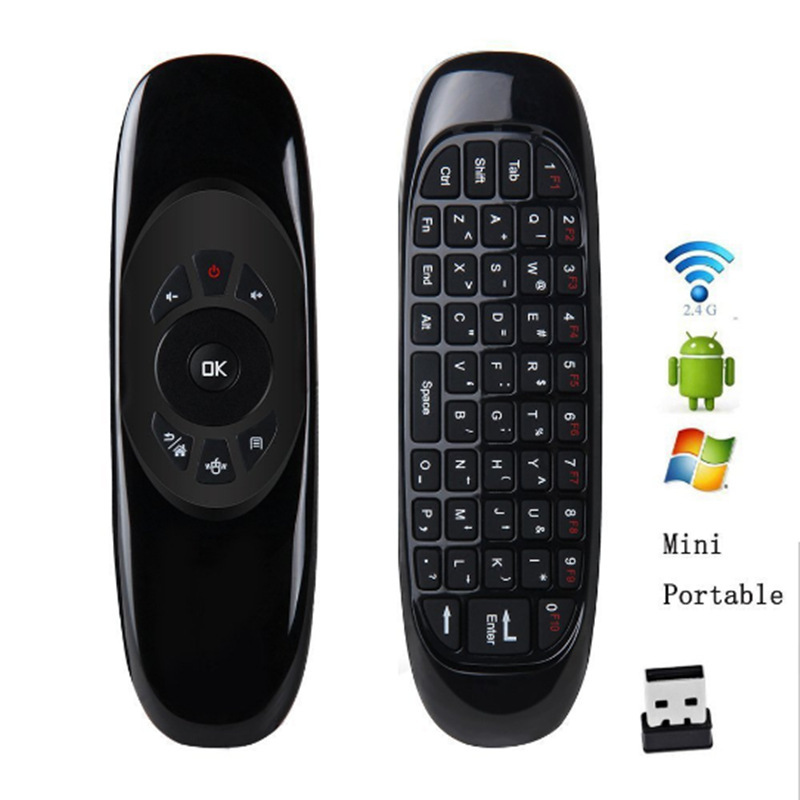 C120 backlit USB 2.4G Air flying squirrel MINI MINI keyboard built-in lithium battery