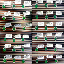 新款金镶玉天然和田玉吊坠 S925银镶和田碧玉心形吊坠直播代发