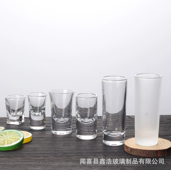 Бокал вина, пуля, стеклянный shot glass, толстое дно, 15 мл