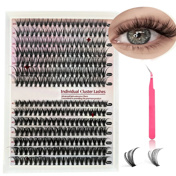 30D+40D combination 14 rows+tweezers [1 set]