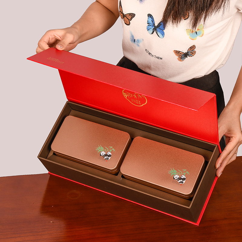 茶叶包装盒空礼盒正山小种礼盒空盒红茶包装盒小泡袋茶叶条盒礼盒