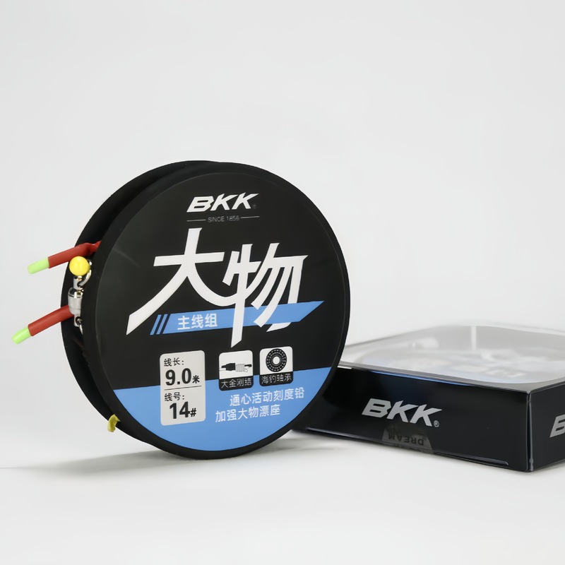 BKK ビッグノットレス仕上げラインセット メインライン チョウザメ グラスフィッシュ ジャイアント リングスト ビッグノット 防爆ビッグノット メインラインセット|undefined