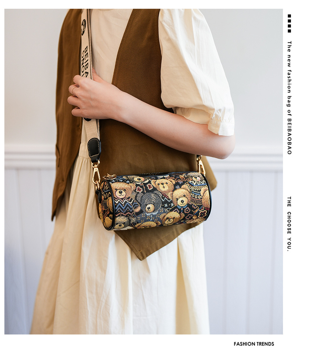 autumn new small bag women's fashionable all match small round bag trendy fashion shoulder messenger bag_voghion.com