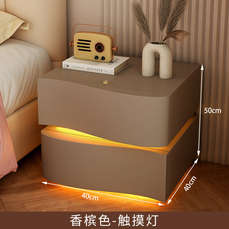 샴페인 컬러 + 터치하여 조명 켜기(주변 조명)