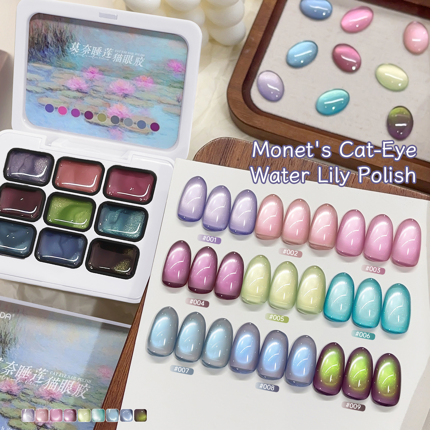 Esmalte de Uñas Gel Ojo de Gato Secado image 6