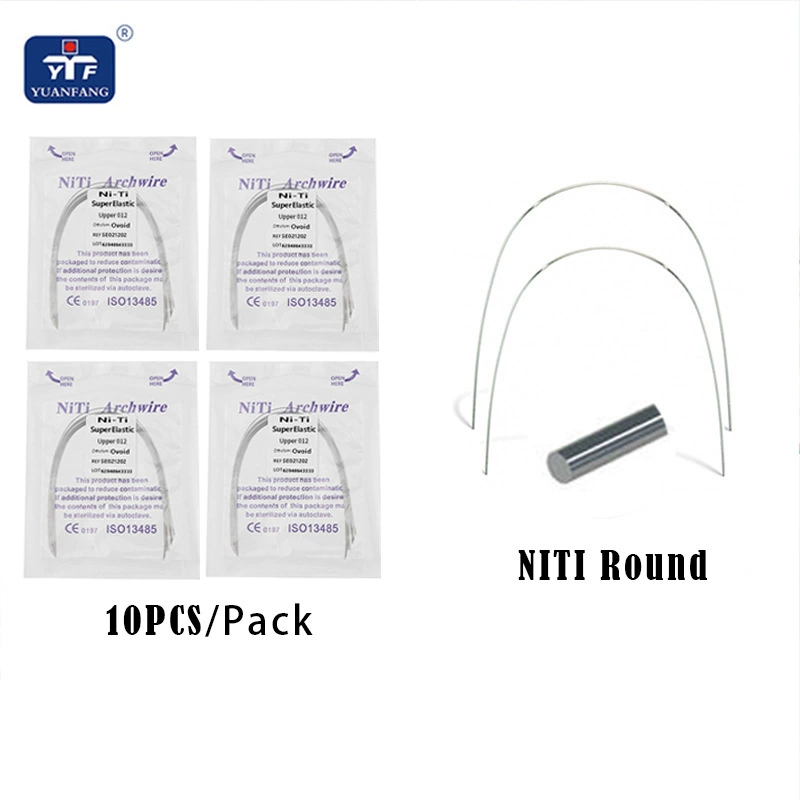 Ортодонтическая дугообразная нить никель-титановая нить