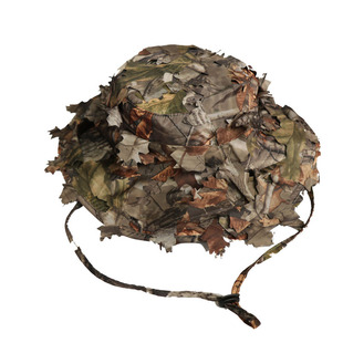 Outdoor Bird watching photography Luya fishing leaves bionic camouflage sunshade round edge Geely hat sun protection fisherman hat men