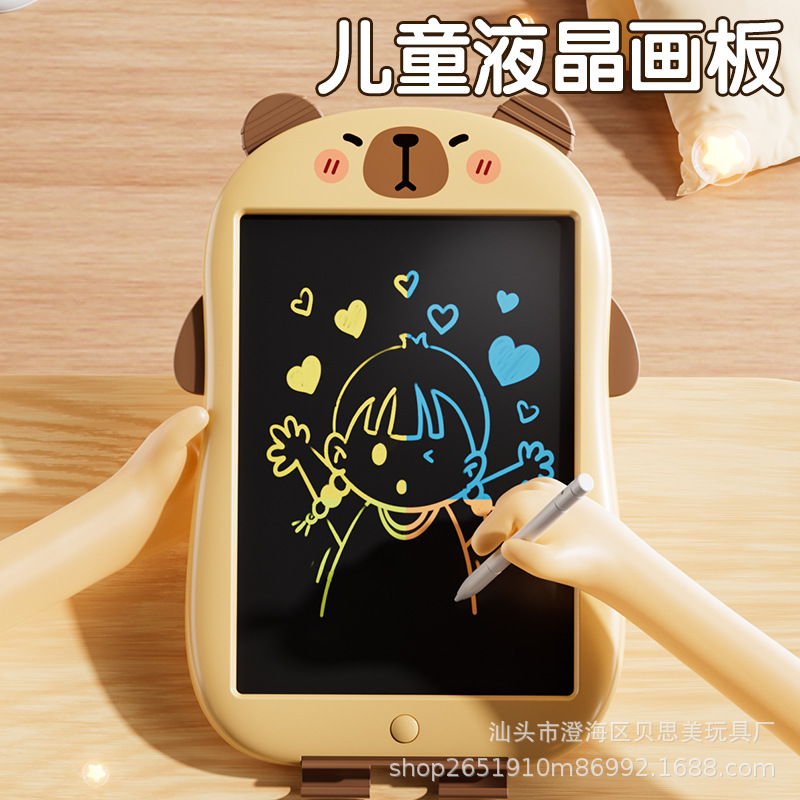 Amazon dibujos animados transfronterizos LCD tabletas electrónicas bolígrafo magnético para estudiantes de graffiti juguetes tabletas