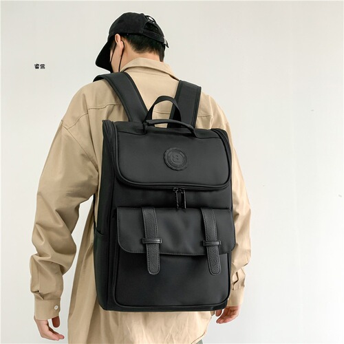 Backpack Ruiying Middle School Trend Brand Dual Shoulder Bag Men Fashion Trend Middle School High School Leisure Large Capacity Travel Backpack