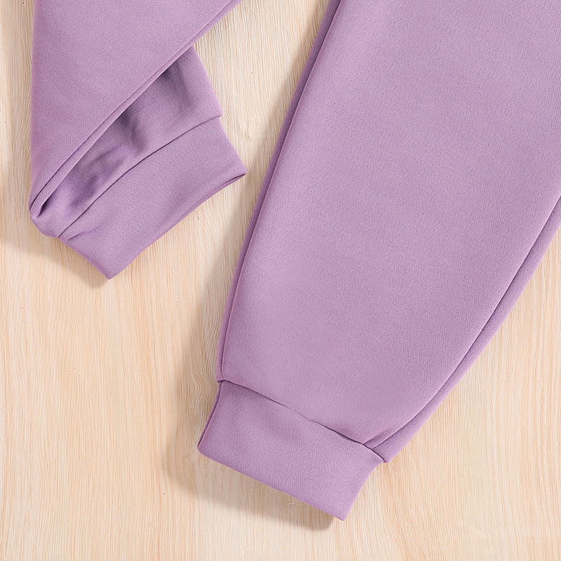 Abbigliamento per bambini 2023 autunno/inverno nuovi pantaloni casual con cappuccio a maniche lunghe per bambini set in due pezzi per ragazze_voghion.com