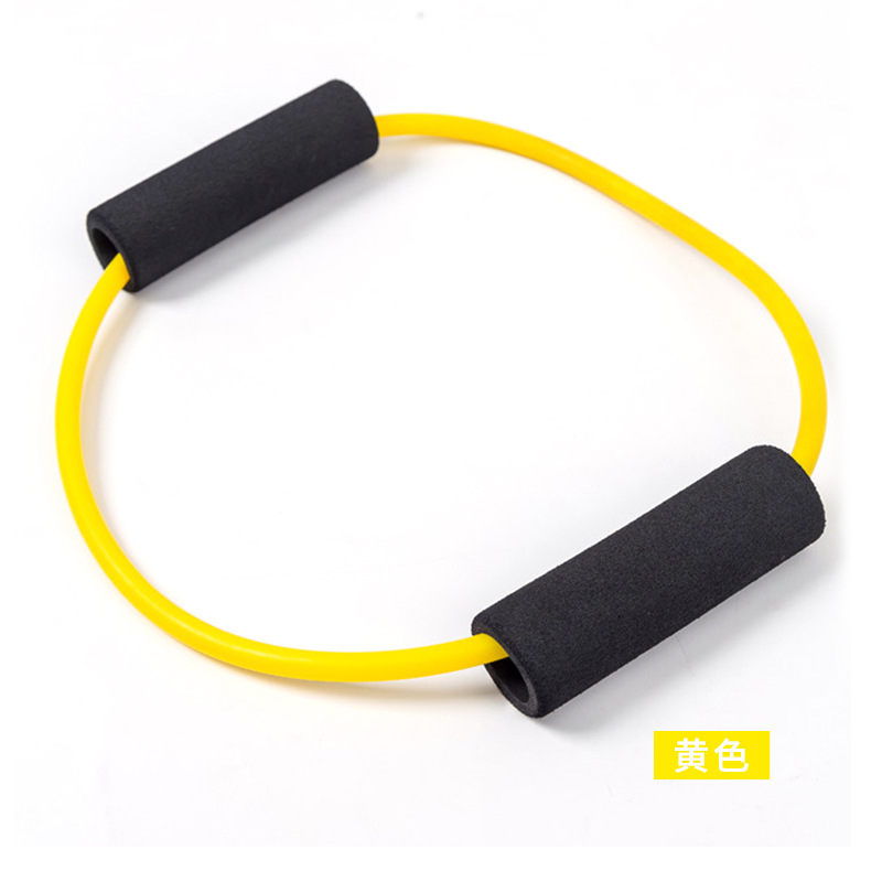 Yoga Dispositivo de tensión en forma de 0 fitness interior pecho expansor cuerpo que forma Pilates cuerda de tensión de espalda abierta