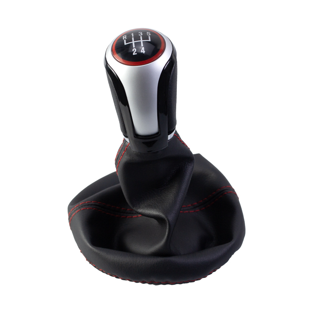 Aplicación transfronteriza Volkswagen golf coche polvo guanta bola de mano integrada 5 velocidades palanca de cambio de velocidad accesorios de cabeza de engranaje image 4