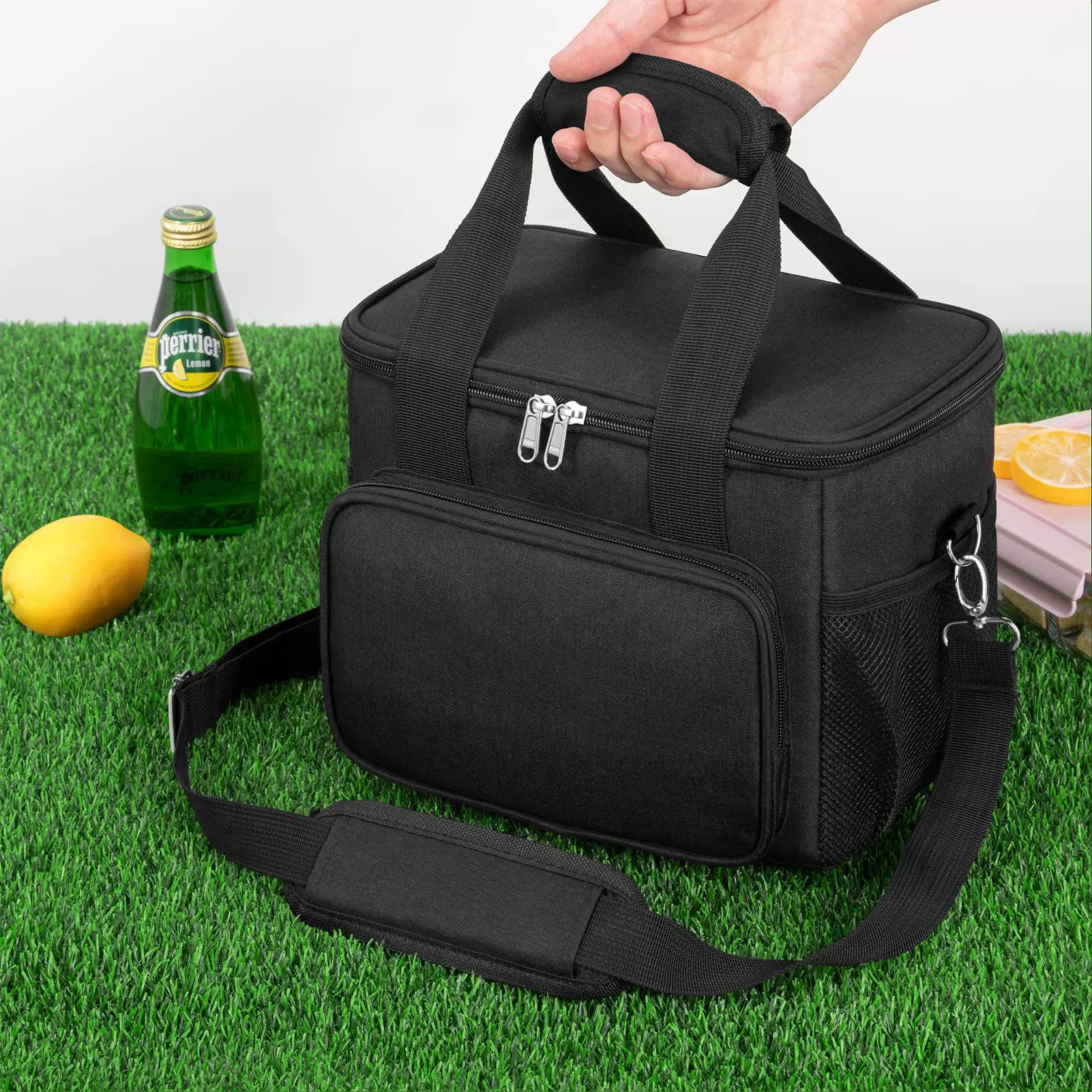 飞泓跨境亚马逊防水保温包大容量斜挎包野餐包户外冰包手提午餐包