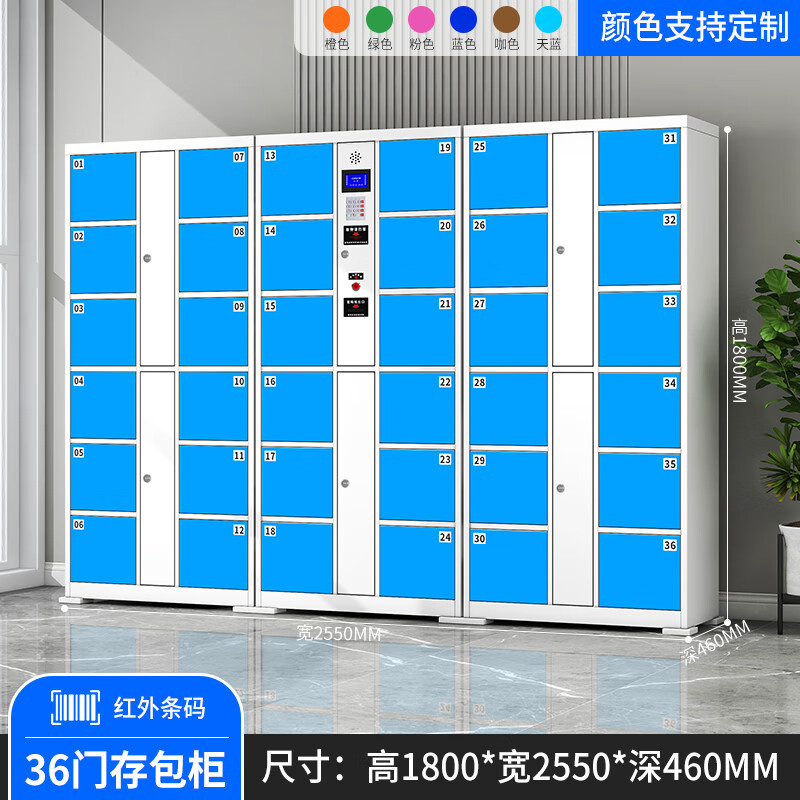 36 doors (infrared barcode)