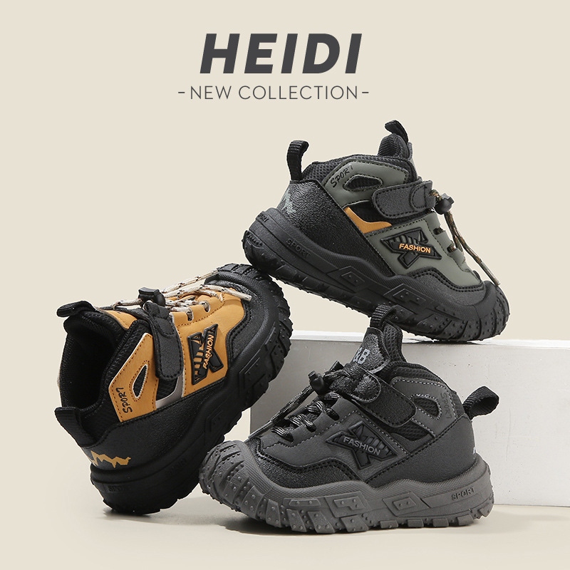 Children's Sports Shoes 2026 Spring and Autumn New Style Boys' Dad Shoes Hiking Girls' Running Shoes Soft-Soled Baby Casual Shoes