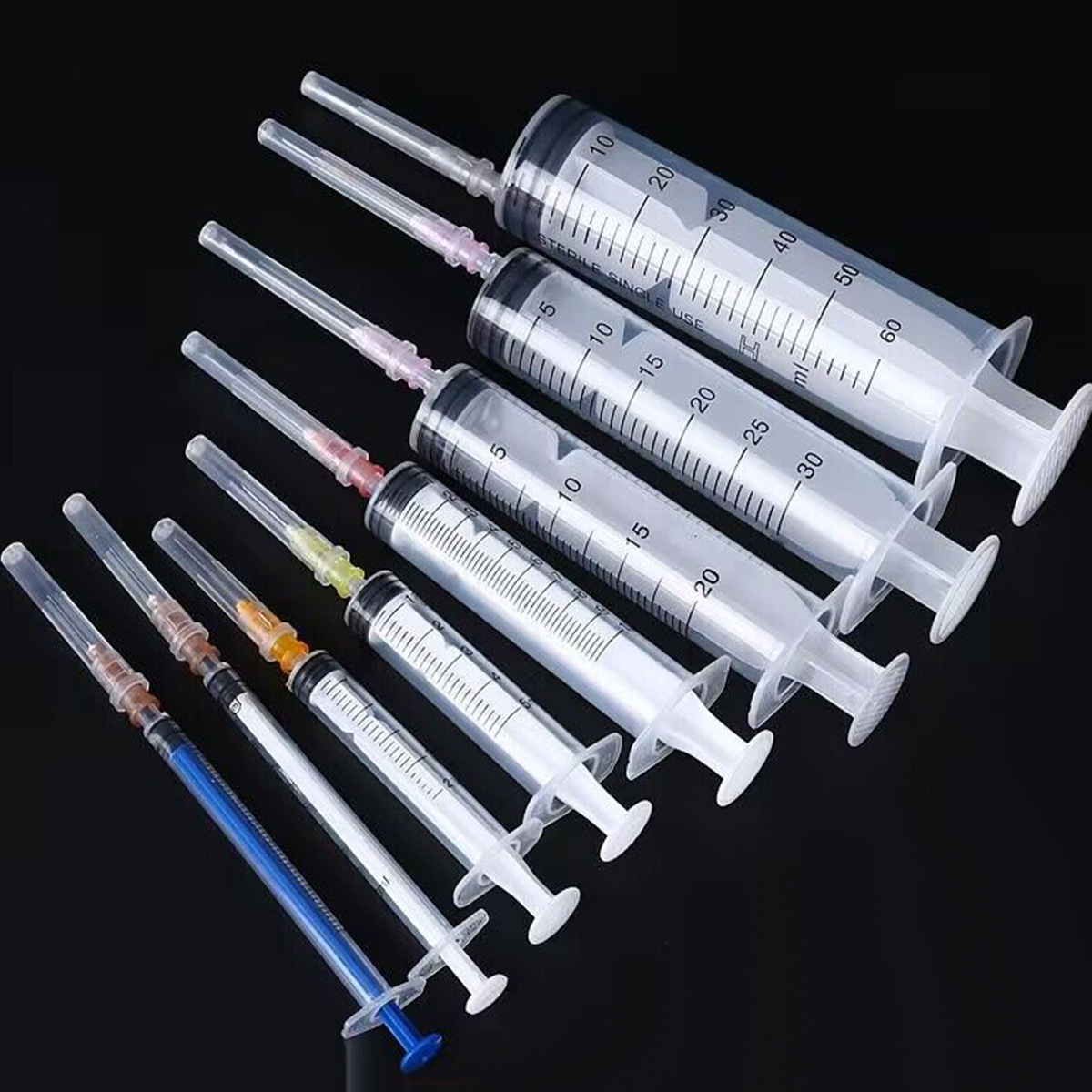 跨境一次性兽用宠物注射器塑料一次性带针注水喂食器实验室点胶