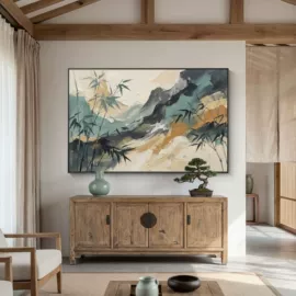 现代装饰画;油画