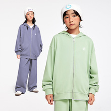 DK童装25春秋季女男童厚板印花卫衣儿童中大童休闲开衫上衣外套潮