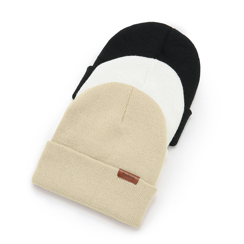 Unisex Basic Solid Color Eaveless Wool Cap display picture 1