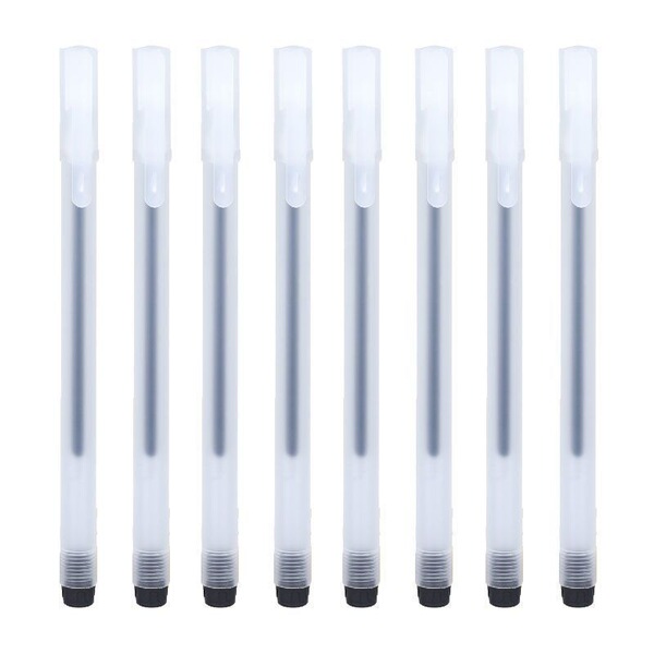 Transparent matte rollerball pen