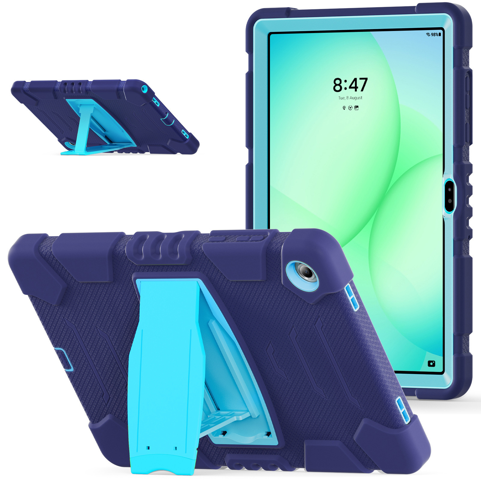 Suitable for Samsung Tab A11Plus Tablet Protective Case 11inch Silicone A11 All-Inclusive Stand Anti-Fall Shell A11+