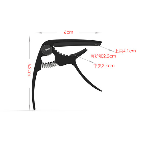 solo ukulele tuning clamp folk classical accessories personalized pitch clamp tuner guitar metal clamp