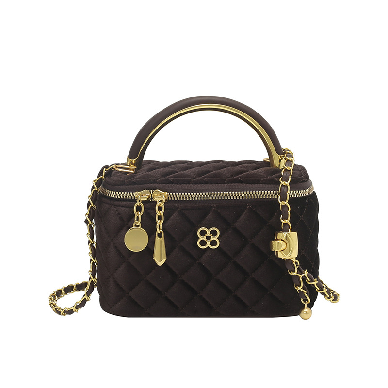 Bolso para mujeres 2026 ventas transfronterizas calientes nuevas bolsas de mano de lujo ligeras de alto nivel de sensación de cadena de diamante bolso de hombro