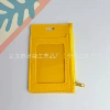 Yellow handheld card holder