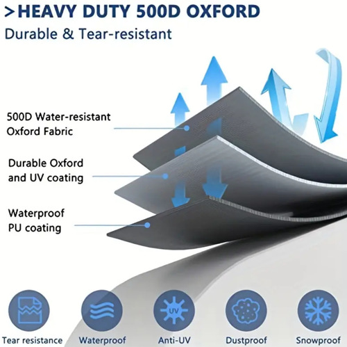 4-piece Patio Furniture Set Heavy-duty Waterproof Outdoor Furniture Set with Wicker Windproof Black Belt Loops and Drawstrings