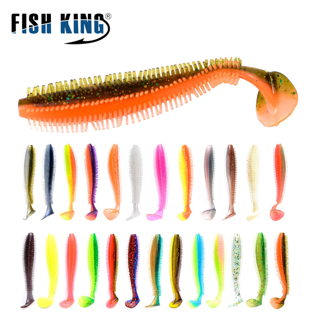 Shallow Diving Paddle Tail Fishing Lures Soft Plastic Baits Bass Trout Fresh Water Fishing Lure