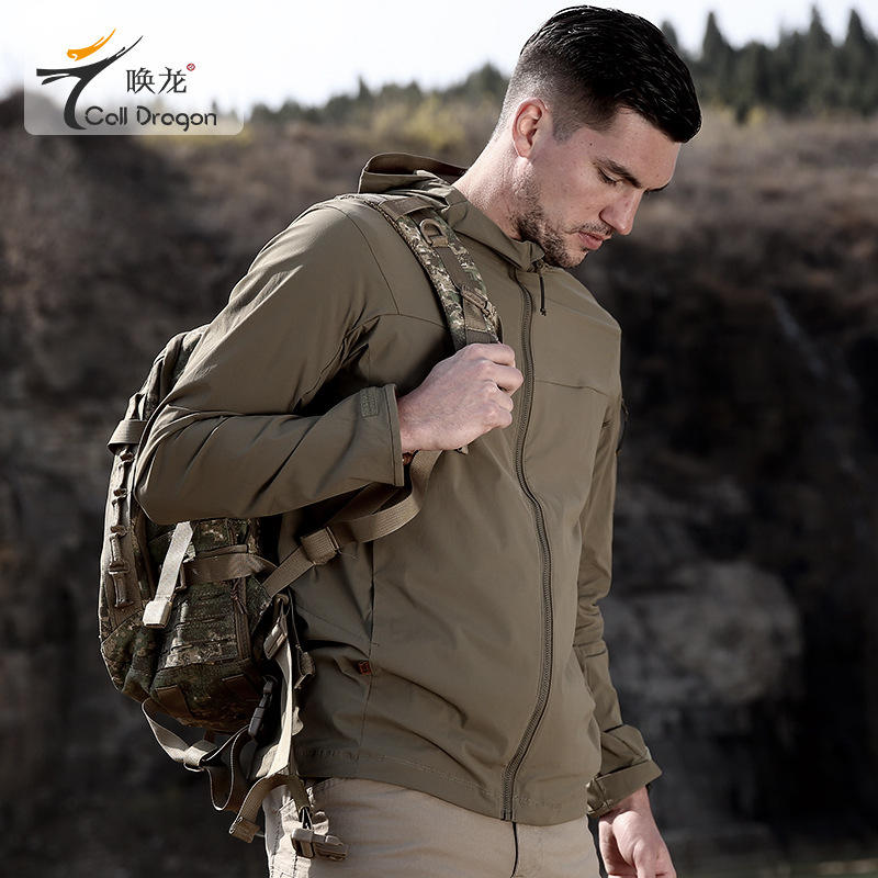 Huanlong Blade Outdoor Tactical Skin Clothing Spring and Summer Thin Stretch Windbreaker Quick-Drying Lightweight Breathable Portable Mountaineering Clothing