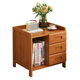 Small Solid Wood Bedside Table Rental House Bedroom Household Storage Cabinet Cheap Clearance Bamboo Simple Bedside Table