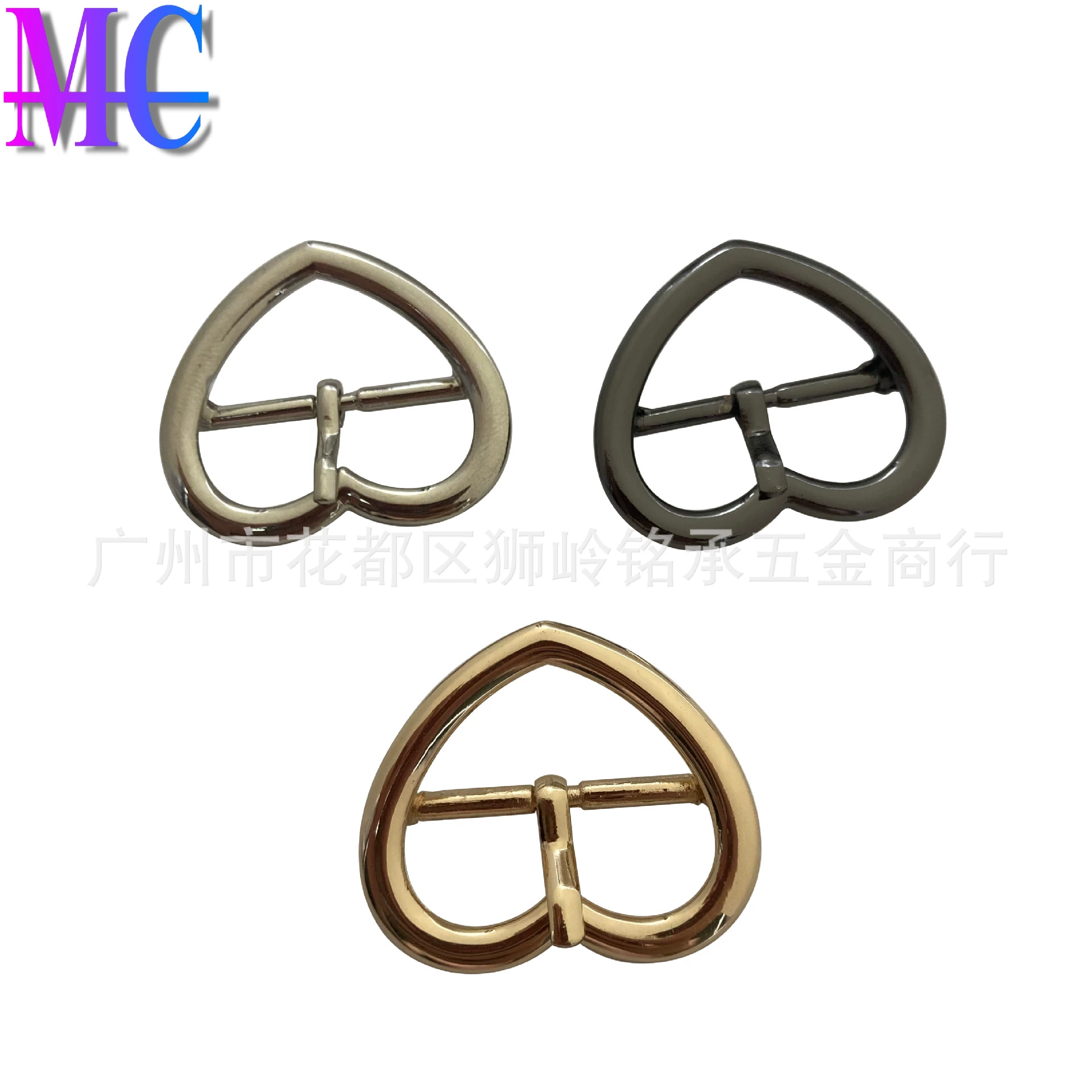 Золотые аксессуары в форме сердца, аксессуар для сумки, набор, украшения