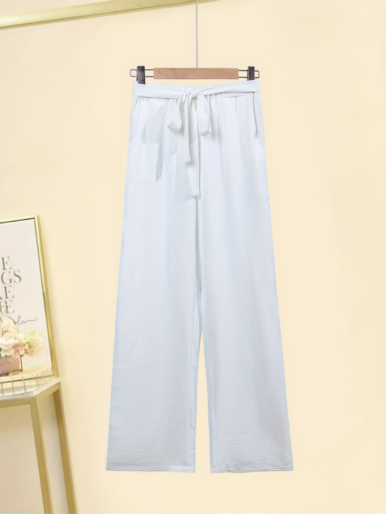 3-Piece Spring Summer Casual Set, Relaxed Cardigan, Sleeveless Top & High-Waisted Wide-Leg Pants, Comfortable Outfit For Women_ecoleips.com