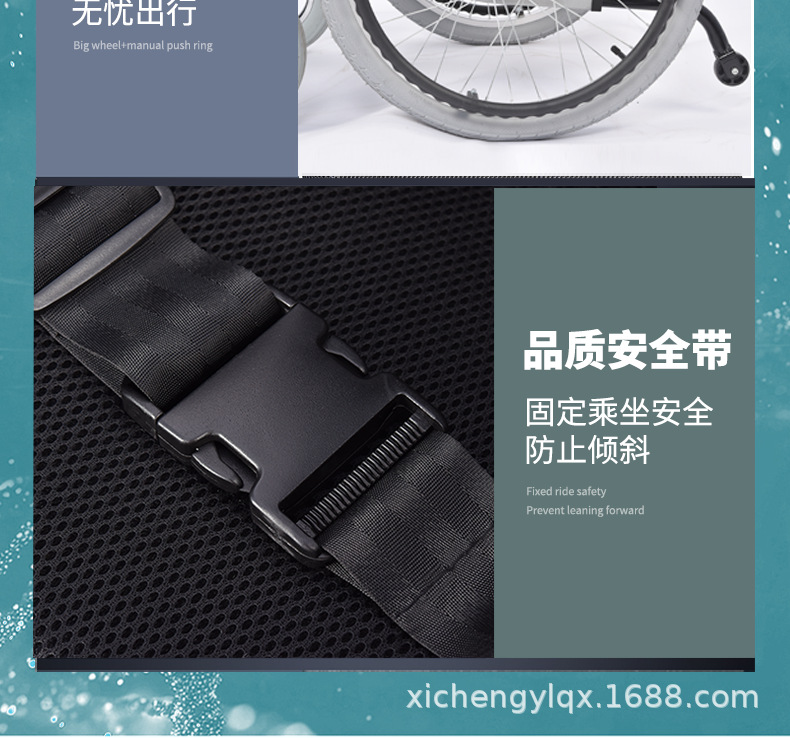 Electric Wheelchair 700W Foldable Portable Smart Large-Wheel Dual-Use Four-Wheel Mobility Scooter for Elderly and Disabled