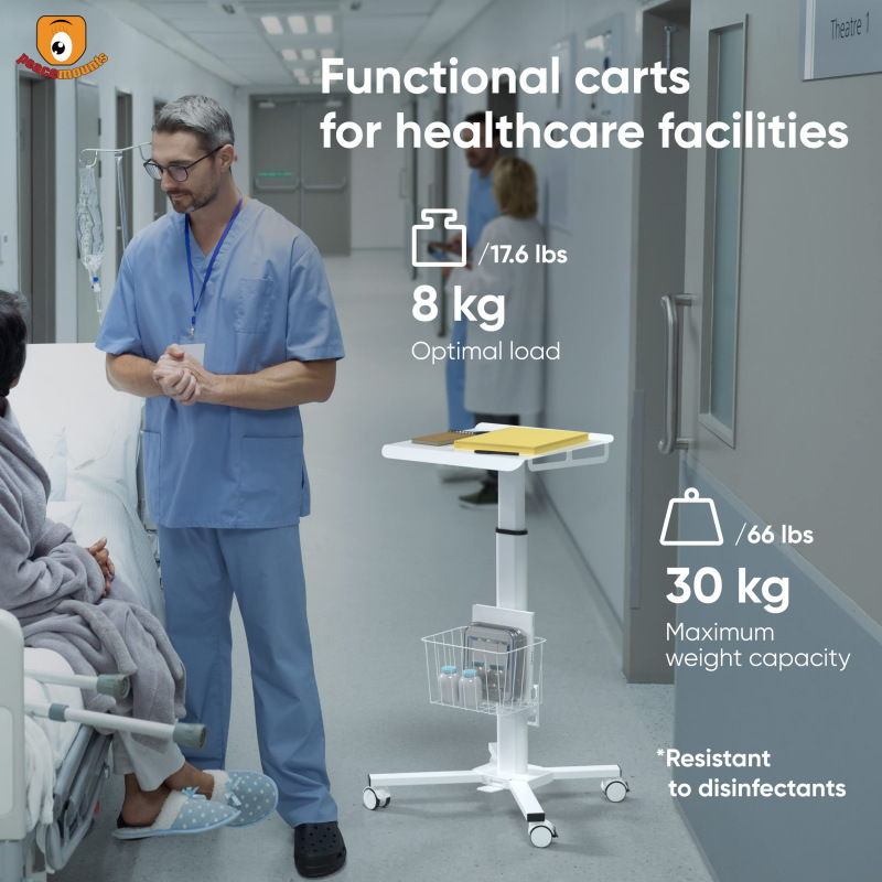 Factory Supply Medical Cart Dental Clinic Pet Hospital Anesthesia Machine Equipment Mobile Stent Medical Cart