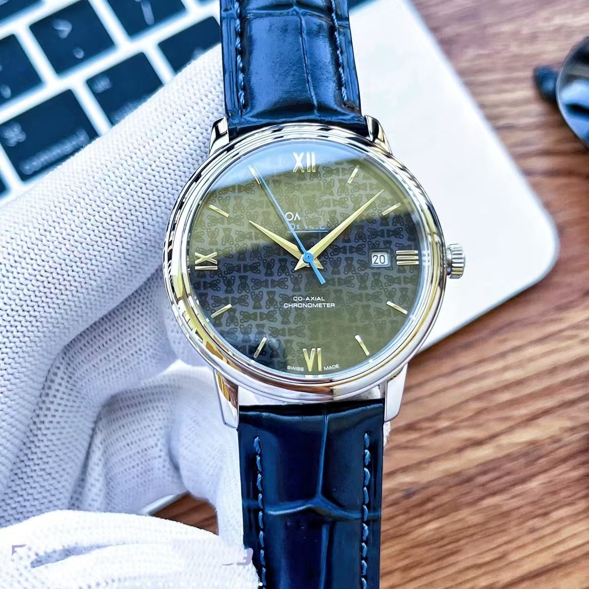 ZF厂欧家碟飞真动能系列男表意大利进口牛皮表带自动机械表男士表