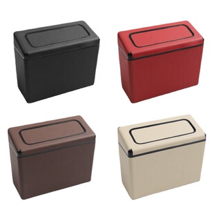 Car Trash Can Hanging Folding Car Supplies Storage Bag Universal Seat Back Hook Car Storage Garbage Box
