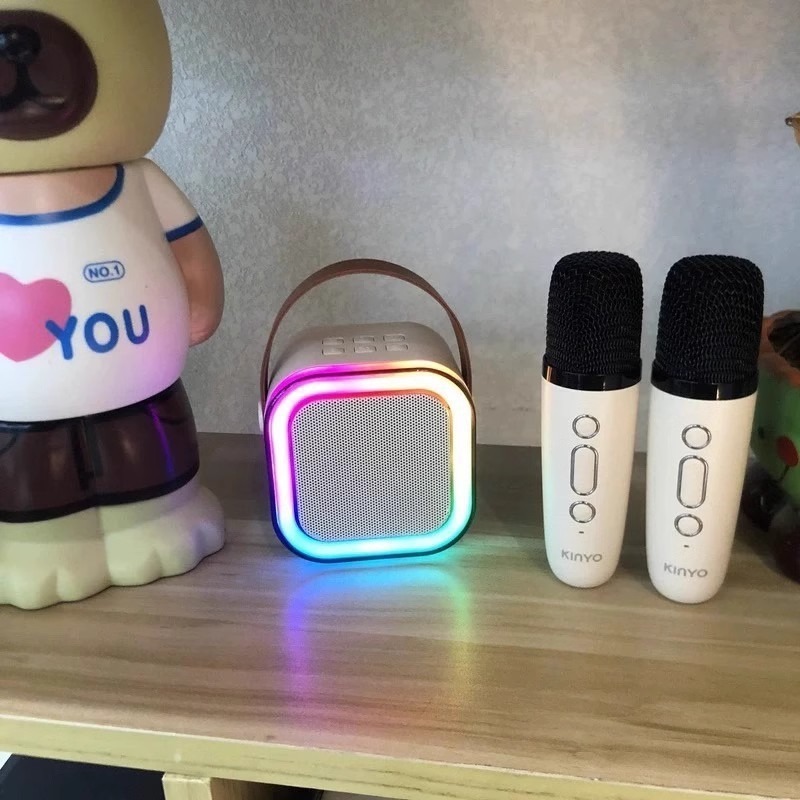 国境を越えたK12 Bluetoothスピーカーマイク一体型機器、屋外および家庭用ライブ配信カラオケマイク、小型スピーカー、Bluetooth 5.3|undefined