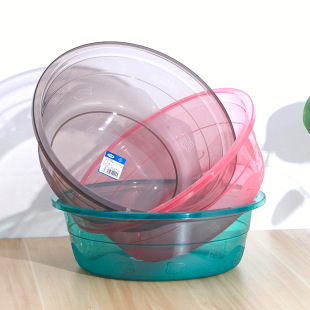30cm Washbasin Thickened Laundry Basin Kitchen Vegetable Washing Basin Gift Student Dormitory Home Plastic Washbasin