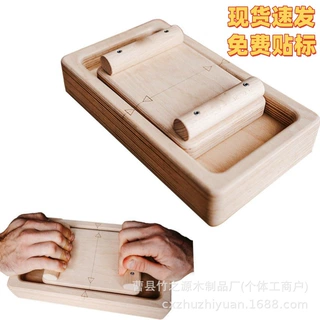 现货亚马逊Finger wrist trainer 创意木质指腕训练器掰手腕玩具