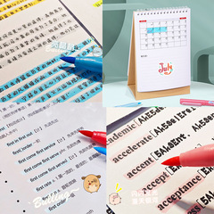 Guangna GN1902 soft-head flash pen shiny colorful highlighter pen hand account graffiti painting stroke key marker pen