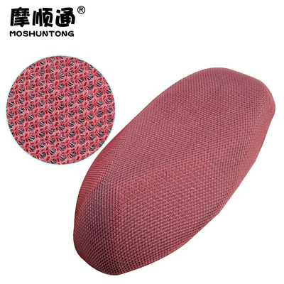 Electric car cushion | cover - no9-n3-series-pure-red-breathable-mesh