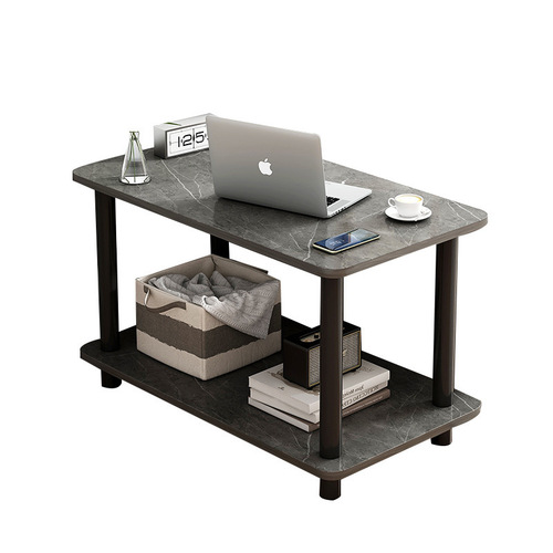 Side table for living room modern simple double-layer small coffee table small apartment sofa side table side cabinet bedside small table