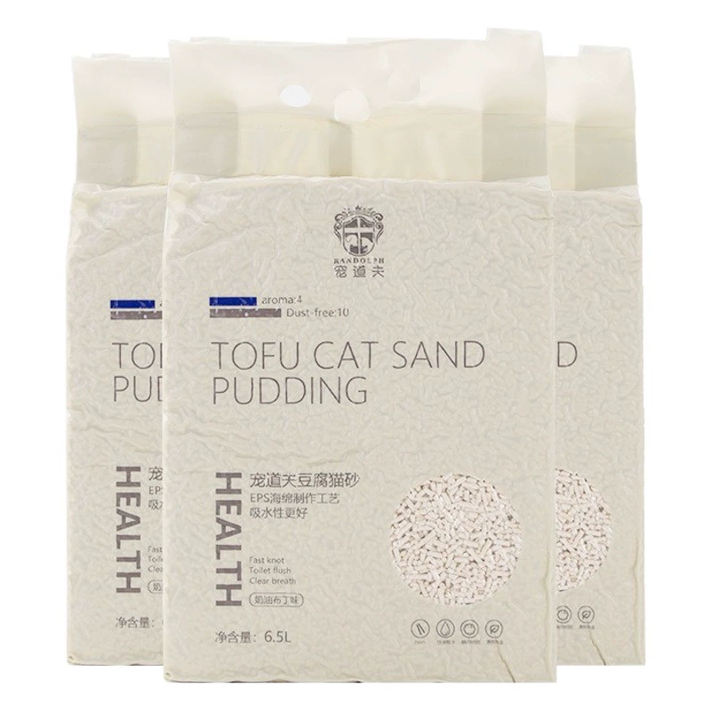 Tofu Cat Sand Pet doffer смешанный 6,5 л мелкий песок агломерат дезодорант для чистки домашних кошек оптом в больших количествах